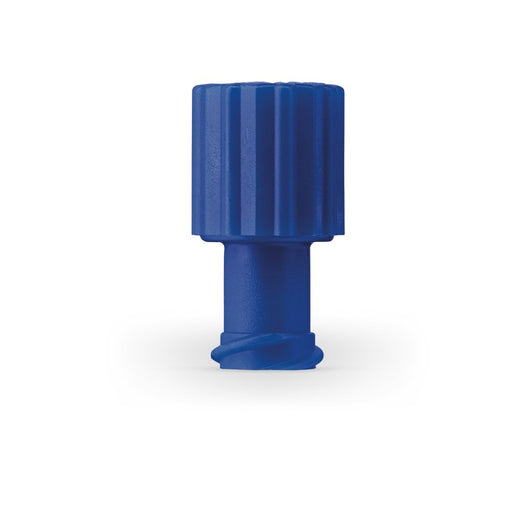 Kombi-Stopfen blau Luer Lock, 1 St 