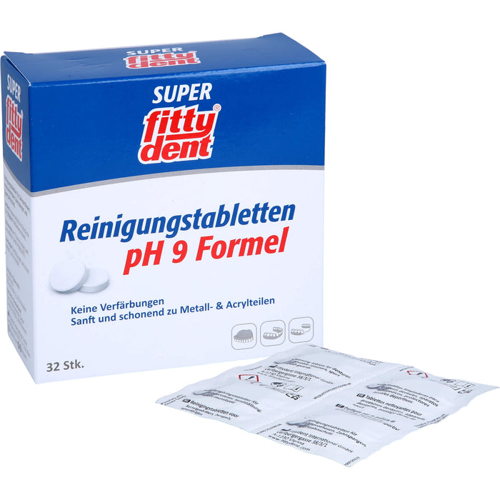 FITTYDENT SUPER REINIGUNGS, 32 pcs. Tablets