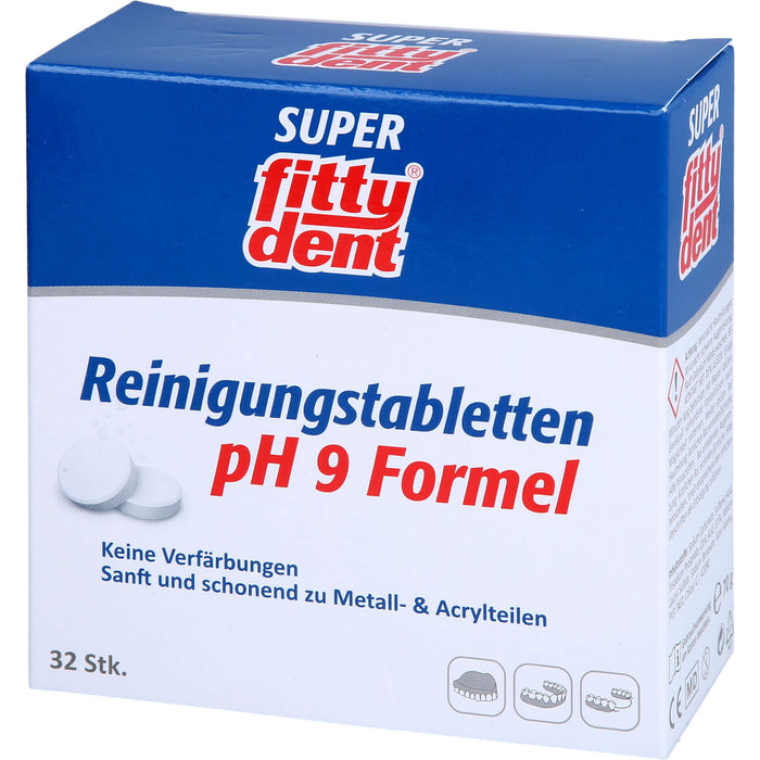 FITTYDENT SUPER REINIGUNGS, 32 pcs. Tablets