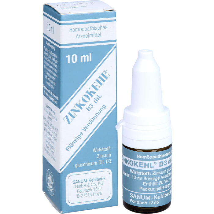Zinkokehl D3 Tropf., 10 ml TRO