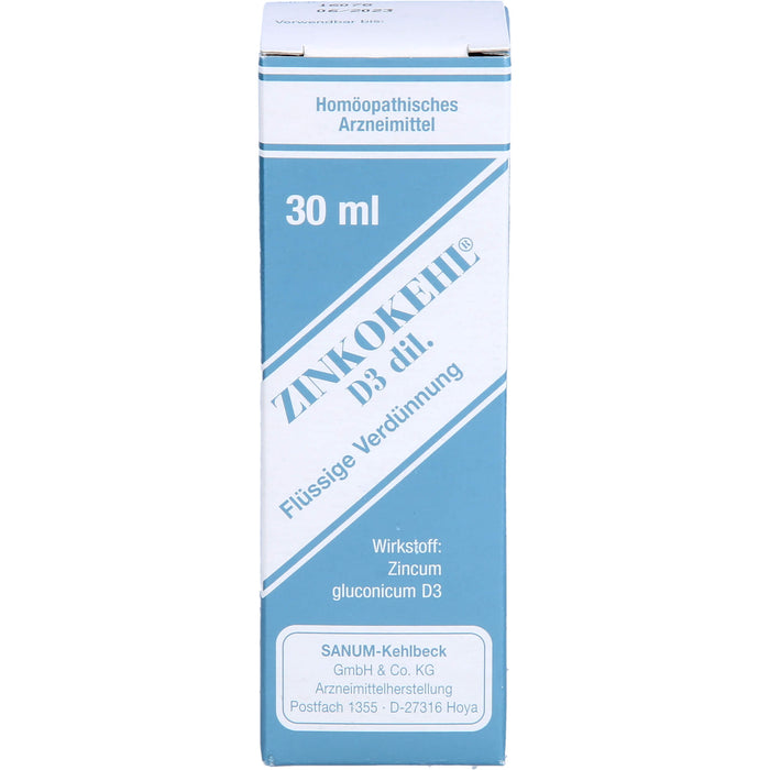 SANUM-KEHLBECK Zinkokehl D3 flüssige Verdünnung, 30 ml Lösung