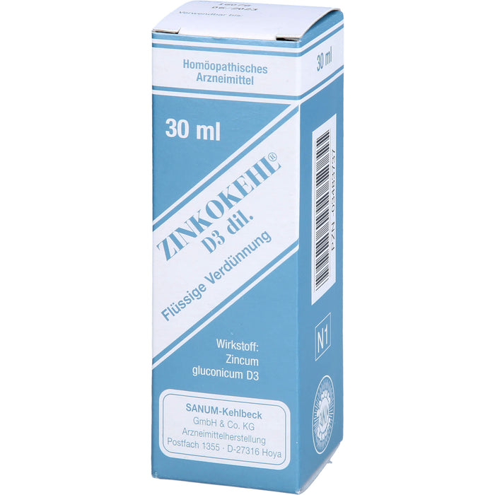 SANUM-KEHLBECK Zinkokehl D3 flüssige Verdünnung, 30 ml Solution