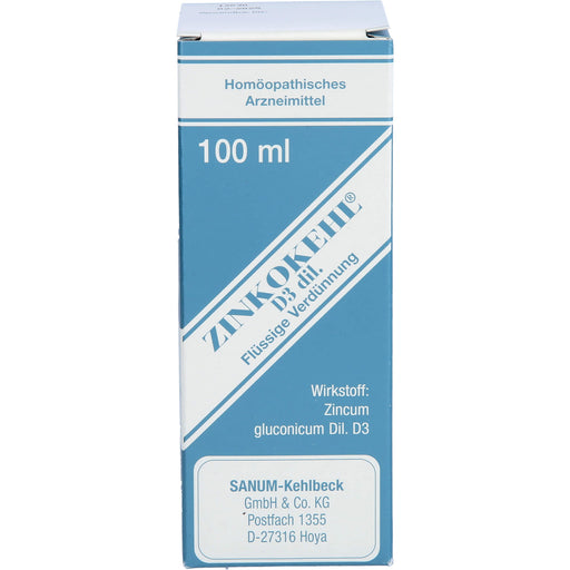 SANUM-KEHLBECK Zinkokehl D3 flüssige Verdünnung, 100 ml Lösung
