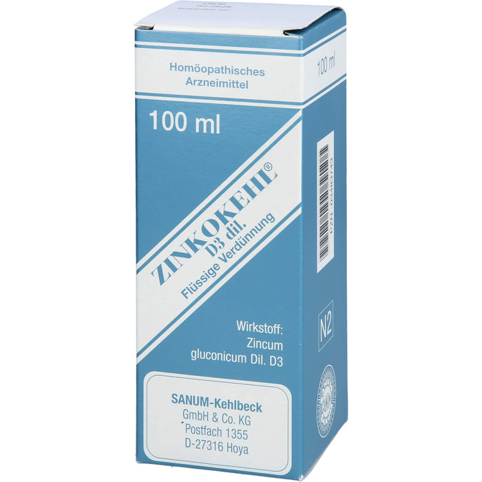 SANUM-KEHLBECK Zinkokehl D3 flüssige Verdünnung, 100 ml Solution
