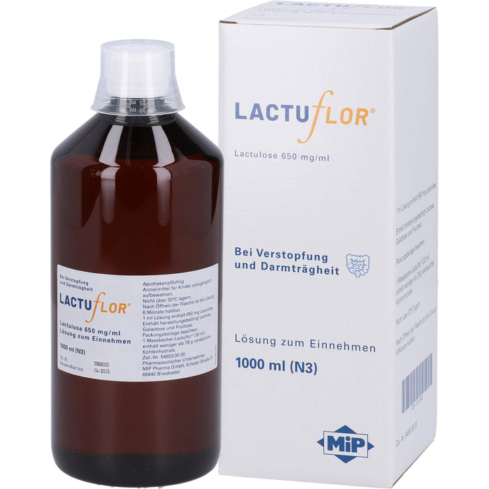Lactuflor Sirup, 1000 ml Solution