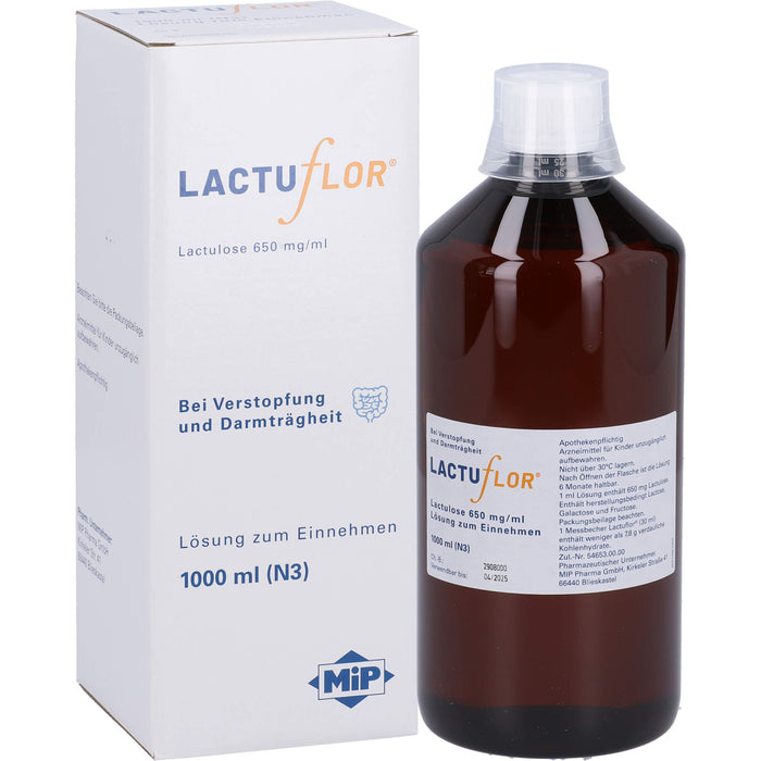 Lactuflor Sirup, 1000 ml Solution