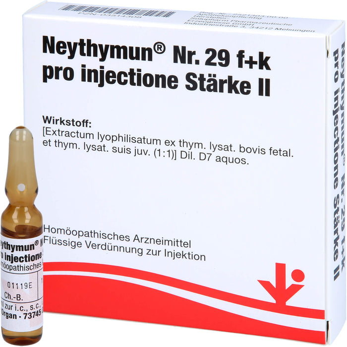 NeyThymun Nr. 29 f+k pro injectione Stärke II flüssige Verdünnung, 5 ml Solution