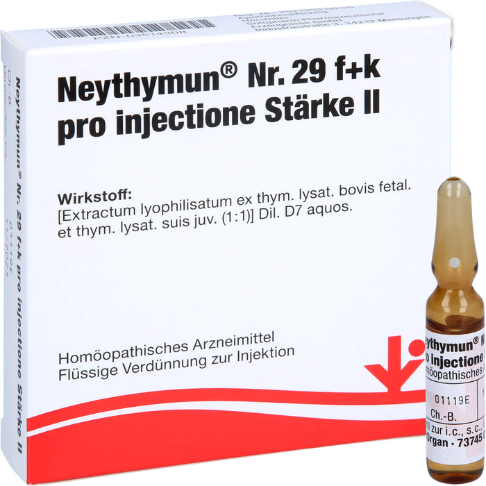 NeyThymun Nr. 29 f+k pro injectione Stärke II flüssige Verdünnung, 5 ml Solution