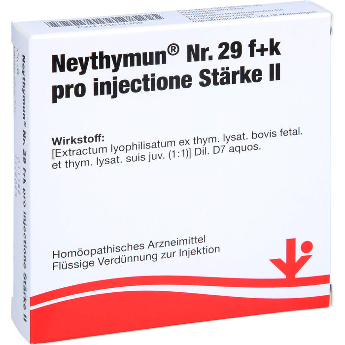 NeyThymun Nr. 29 f+k pro injectione Stärke II flüssige Verdünnung, 5 ml Solution