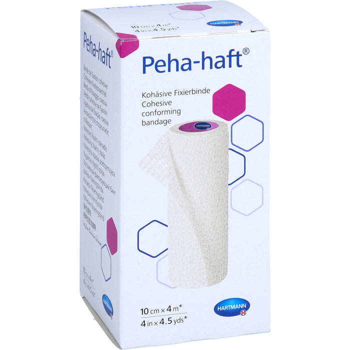 Peha-haft Latexfrei Fixierbinde 10cmx4m, 1 pcs. Pack