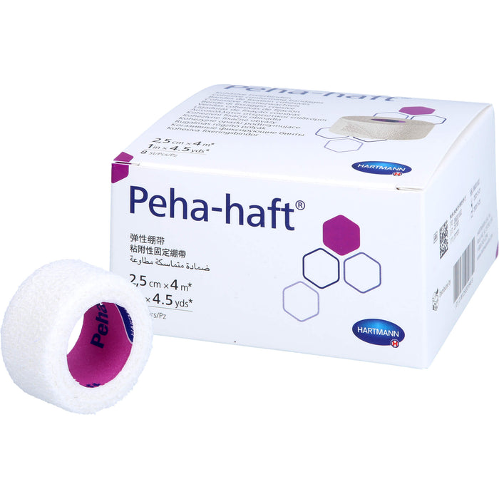 Peha-haft Latexfrei Fixierbinde 2,5cmx4m, 8 pcs. Pack