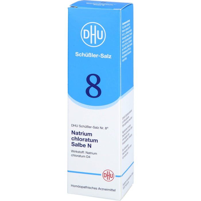 DHU Schüßler-Salz Nr. 8 Natrium chloratum D4 – Das Mineralsalz des Flüssigkeitshaushalts – das Original, 50 g Ointment