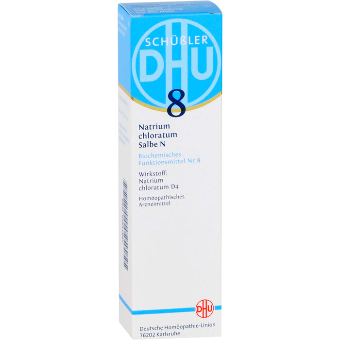 DHU Schüßler-Salz Nr. 8 Natrium chloratum D4 – Das Mineralsalz des Flüssigkeitshaushalts – das Original, 50 g Onguent