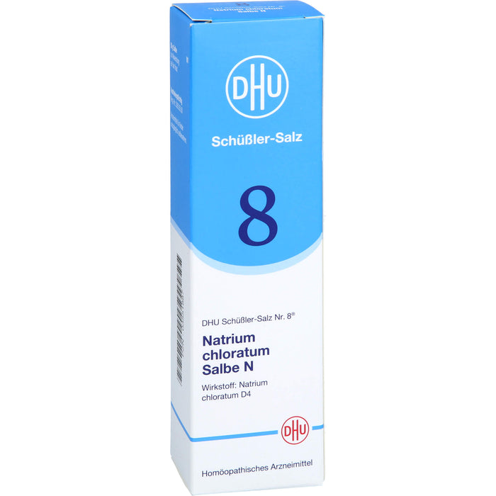 DHU Schüßler-Salz Nr. 8 Natrium chloratum D4 – Das Mineralsalz des Flüssigkeitshaushalts – das Original, 50 g Ointment