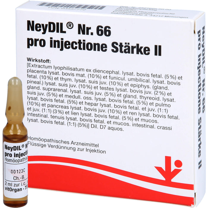 NeyDil Nr. 66 pro injectione St. II Amp., 5 ml Solution