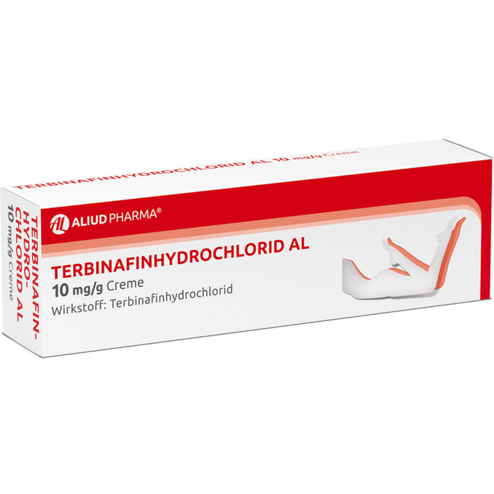 Terbinafinhydrochlorid AL 10 mg/g Creme zur Behandlung von Pilzen und Hefen auf der Haut, 15 g Cream