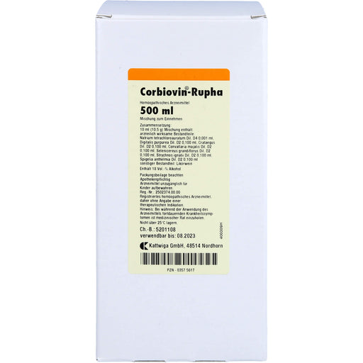 Corbiovin Rupha Liquidum, 500 ml LIQ