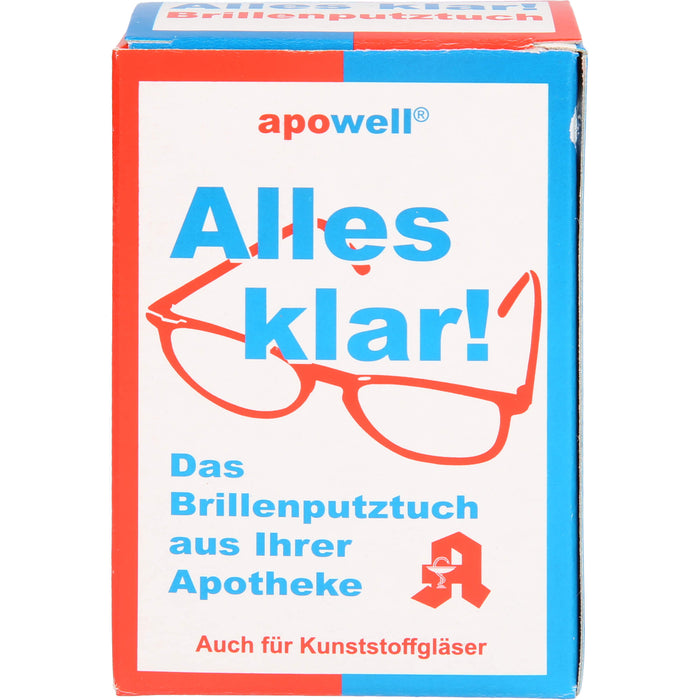 Brillenputztuch ALLES KLAR, 10 St TUE