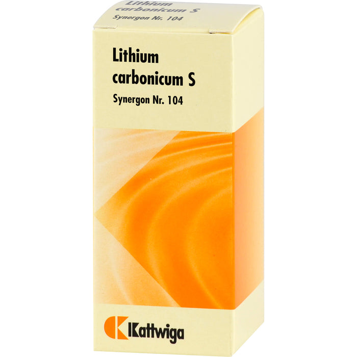 Kattwiga Synergon Komplex 104 Lithium carbonicum S Tabletten, 100 pcs. Tablets