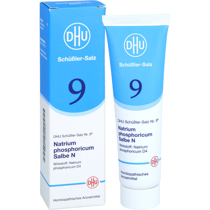DHU Schüßler-Salz Nr. 9 Natrium phosphoricum N D4– Das Mineralsalz des Stoffwechsels – das Original, 50 g Ointment