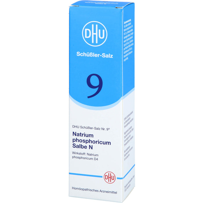 DHU Schüßler-Salz Nr. 9 Natrium phosphoricum N D4– Das Mineralsalz des Stoffwechsels – das Original, 50 g Ointment