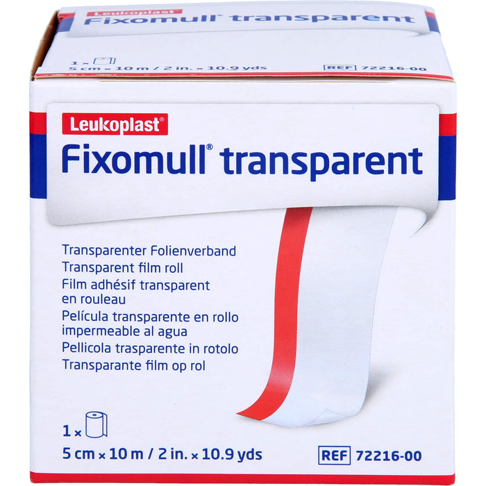 Fixomull transparent 10mx5cm, 1 St PFL