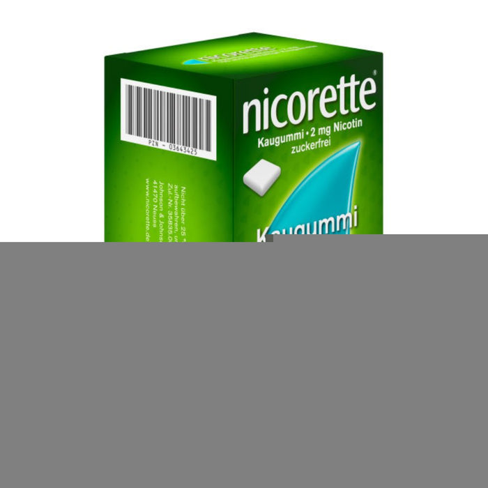 nicorette Kaugummi 2 mg Nicotin zuckerfrei freshmint, 105 pc Gomme à mâcher