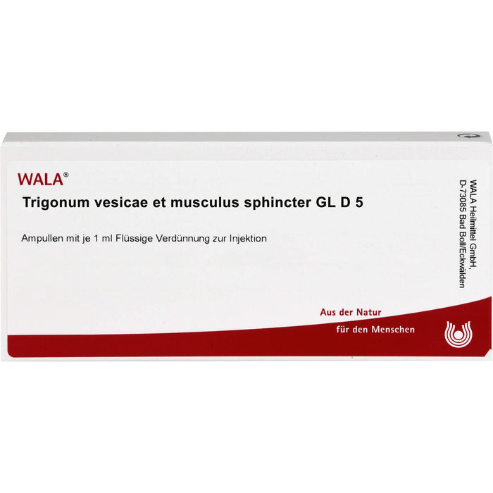 Trigonum Vesic. et musc. sph. Gl D5 Wala Ampullen, 10X1 ml AMP
