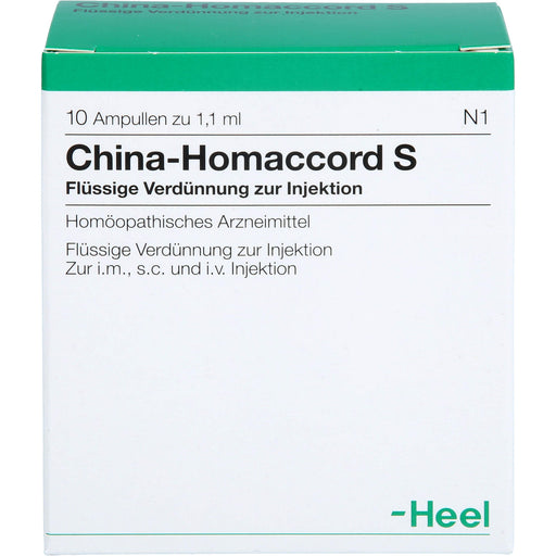 China-Homaccord  S Inj.-Lsg., 10 St. Ampullen