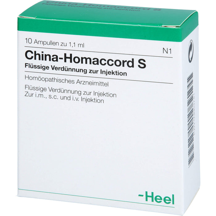China-Homaccord S Inj.-Lsg., 10 pc Ampoules