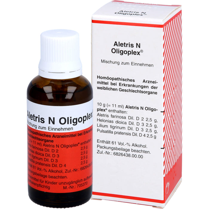 Aletris N Oligoplex Mischung bei Erkrankungen der weiblichen Geschlechtsorgane, 50 ml Solution