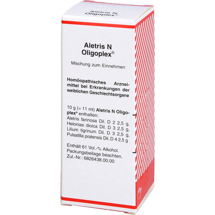 Aletris N Oligoplex Mischung bei Erkrankungen der weiblichen Geschlechtsorgane, 50 ml Solution