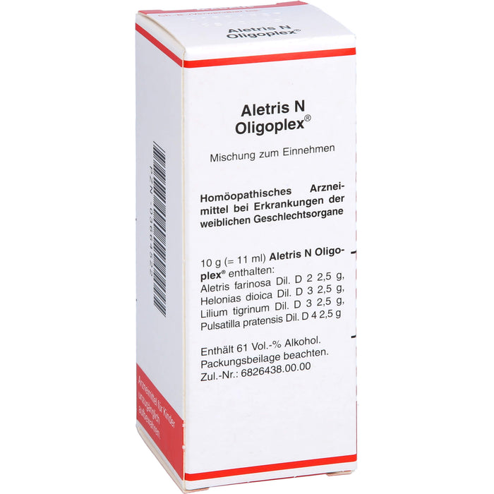 Aletris N Oligoplex Mischung bei Erkrankungen der weiblichen Geschlechtsorgane, 50 ml Solution