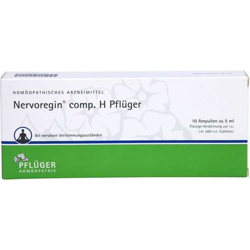 Pflüger Nervoregin comp. H flüssige Verdünnung bei nervösen Verstimmungszuständen, 10 St. Ampullen