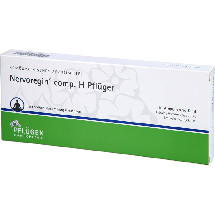 Pflüger Nervoregin comp. H flüssige Verdünnung bei nervösen Verstimmungszuständen, 10 St. Ampullen