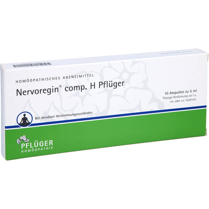 Pflüger Nervoregin comp. H flüssige Verdünnung bei nervösen Verstimmungszuständen, 10 St. Ampullen
