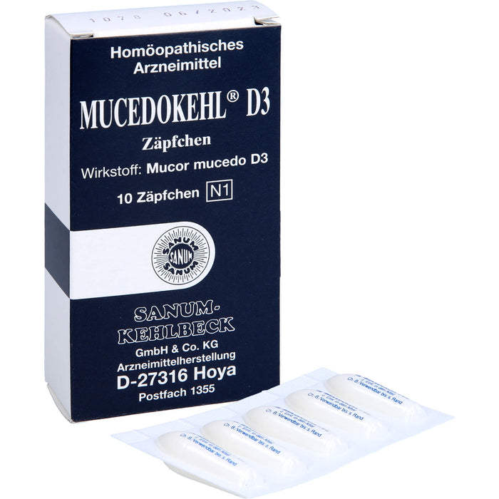 SANUM-KEHLBECK Mucedokehl D3 Zäpfchen, 10 pcs. Suppositories