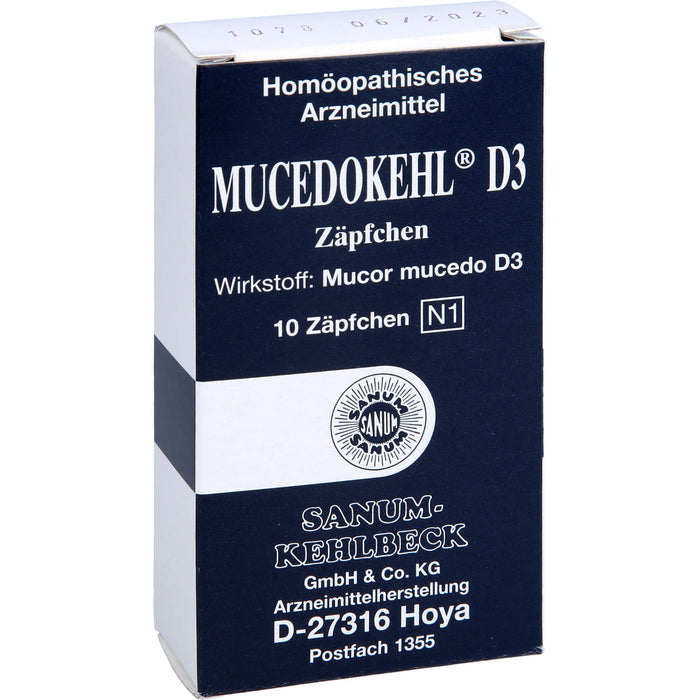 SANUM-KEHLBECK Mucedokehl D3 Zäpfchen, 10 pc Suppositoires