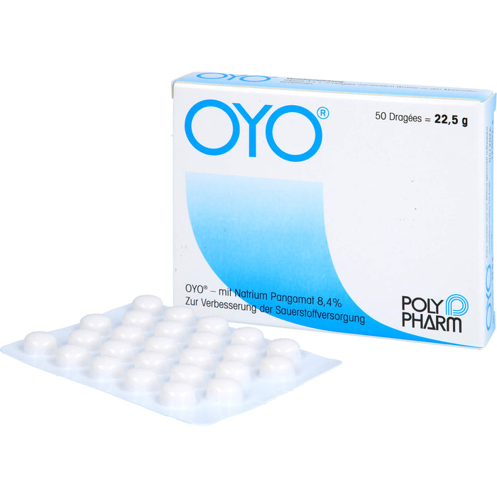 OYO Dragées zur Unterstützung der Sauerstoffversorgung, 50 pc Tablettes
