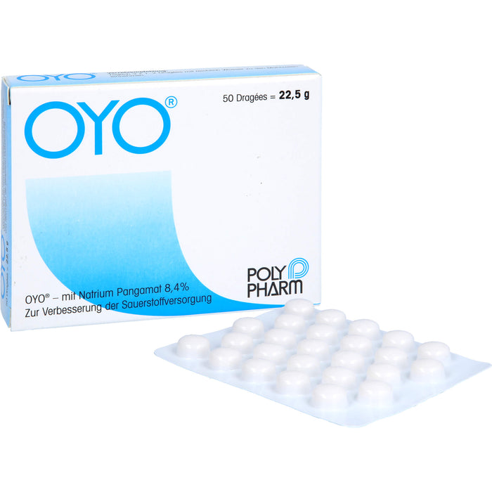 OYO Dragées zur Unterstützung der Sauerstoffversorgung, 50 pc Tablettes