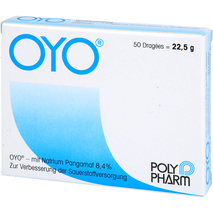 OYO Dragées zur Unterstützung der Sauerstoffversorgung, 50 St. Tabletten