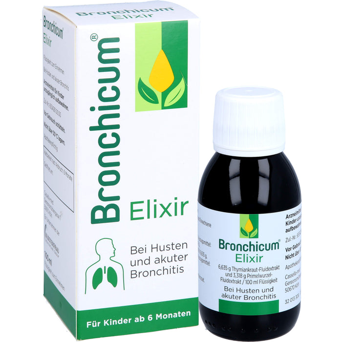 Bronchicum Elixir bei Husten und akuter Bronchitis, 100.0 ml Lösung