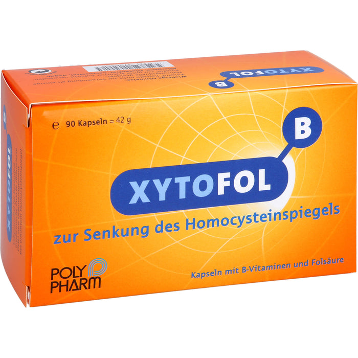 XYTOFOL B Kapseln zur Senkung des Homocysteinspiegels, 90 pc Capsules