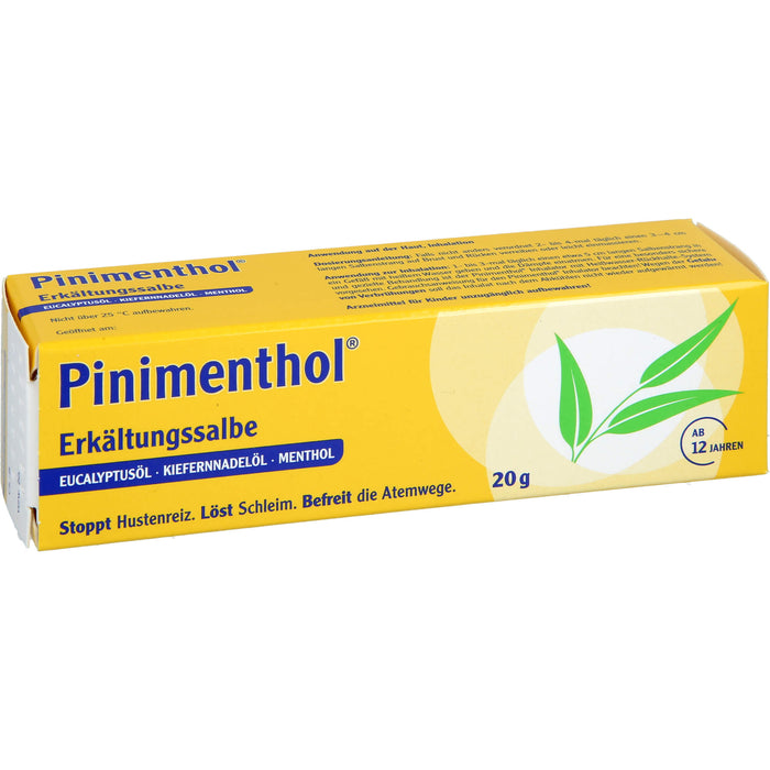 Pinimenthol Erkältungssalbe, 20 g Creme