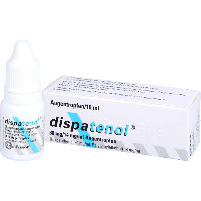 Dispatenol Augentropfen zur Befeuchtung der Augen, 10 ml Solution