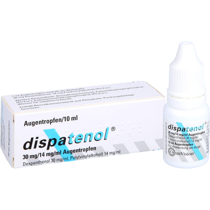 Dispatenol Augentropfen zur Befeuchtung der Augen, 10 ml Solution