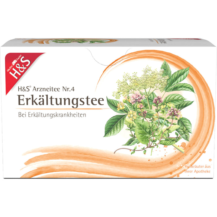 H&S Erkältungstee Arzneitee Nr. 4, 20 St. Filterbeutel