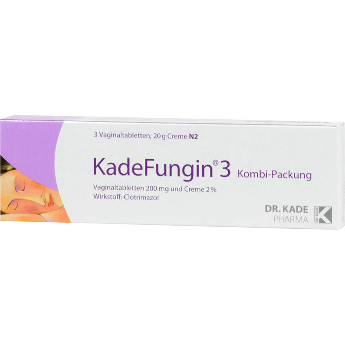 KadeFungin 3 Kombi-Packung Vaginaltabletten und Creme, 1.0 St. Kombipackung