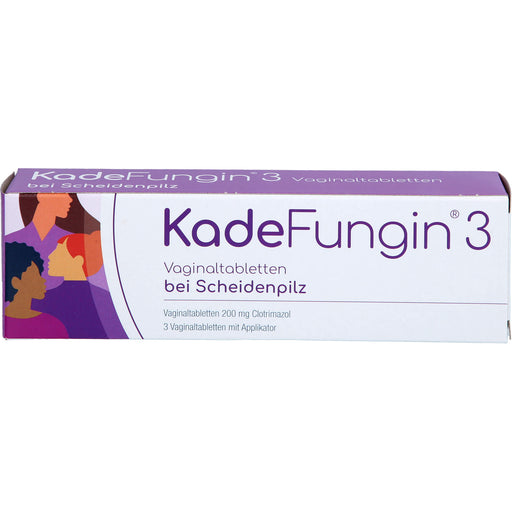 KadeFungin 3 Vaginaltabletten mit Applikator, 3 St. Tabletten
