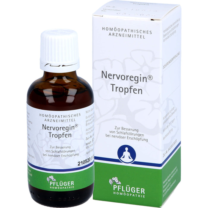 Nervoregin Tropfen  bei Schlafstörungen und Einschlafschwierigkeiten, 50 ml Solution